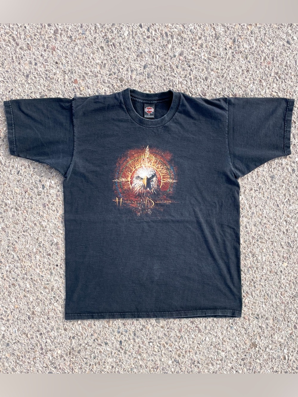 Vtg 1996 Harley Davidson Honolulu Hawaii T-shirt XL USA Holoubek Eagle - Picture 9 of 9